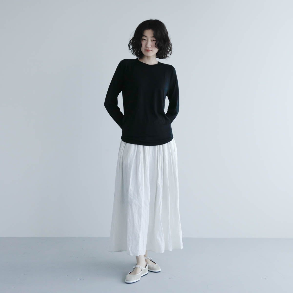 YARN／ファンテイル・ラグランロングスリーブ