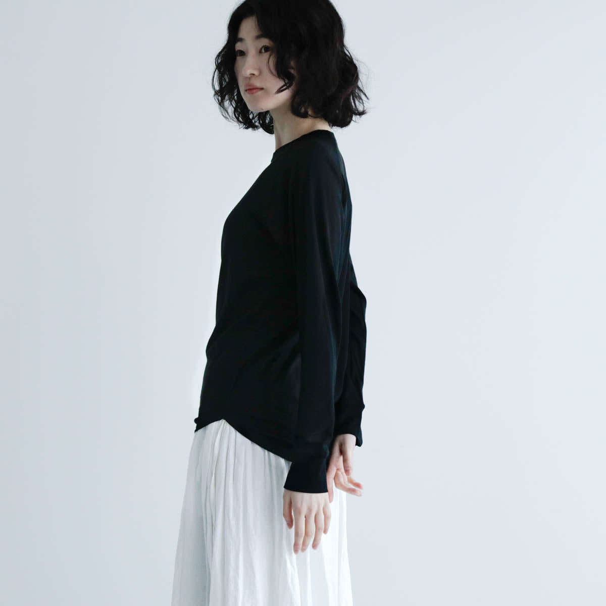 YARN／ファンテイル・ラグランロングスリーブ