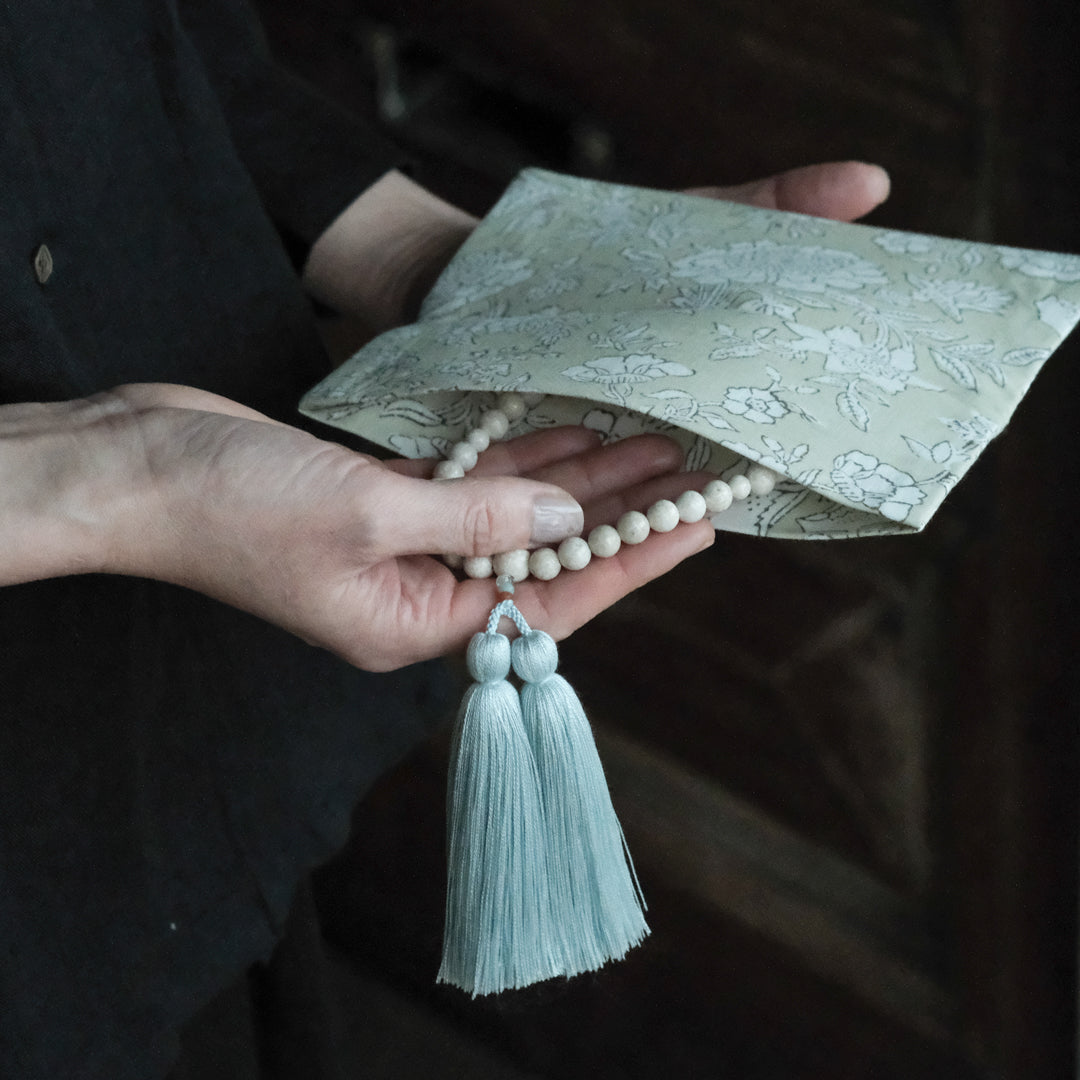 ［shuo'］Juzu Bukuro
( flower )グリーン