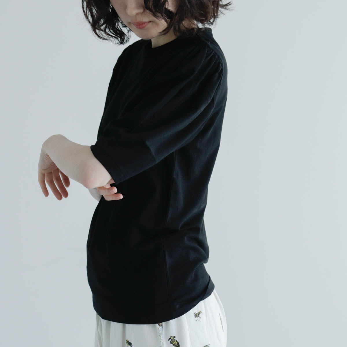 Shida／Puff sleeve t-shirt（BUNON）