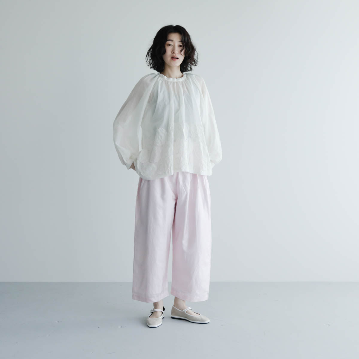 BUNON／Flower Ribbon Blouse（BN2623） – Envelope - エンベロープ