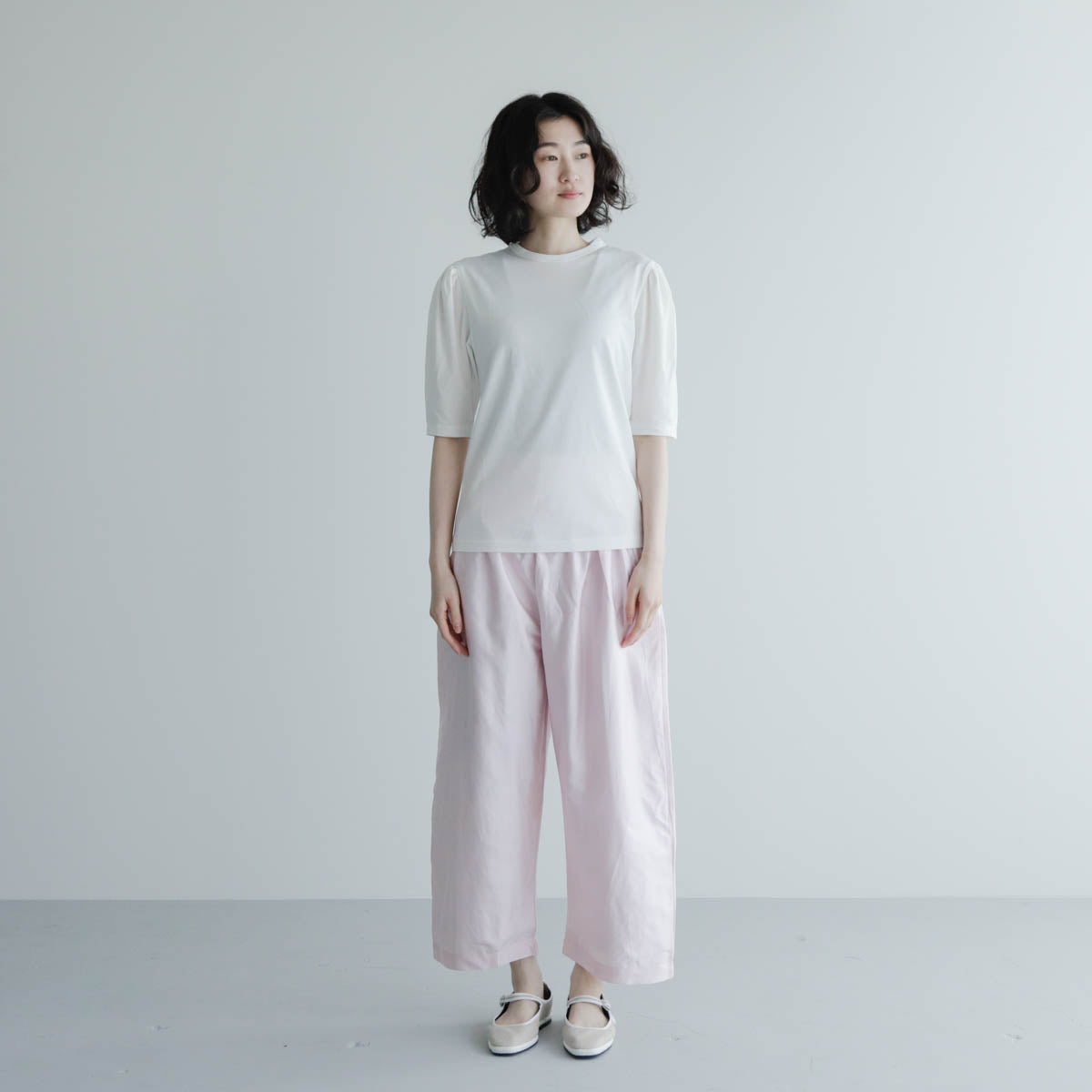 Shida／Puff sleeve t-shirt（BUNON）
