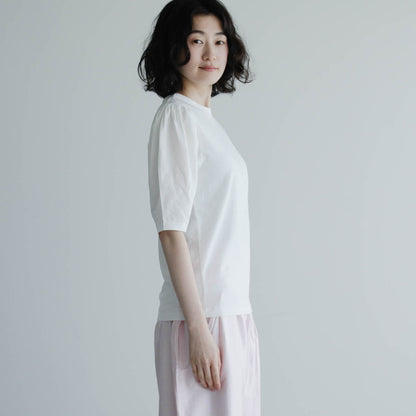 Shida／Puff sleeve t-shirt（BUNON）
