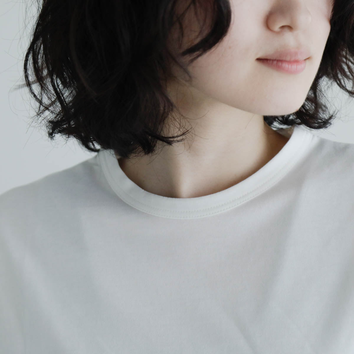 首まわりは程よいつまり詰まり具合