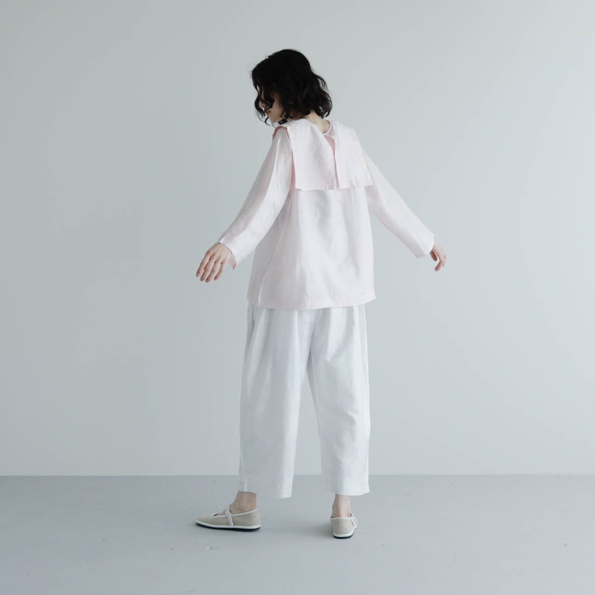 BUNON／Back Button Sailor Blouse（BN4034）