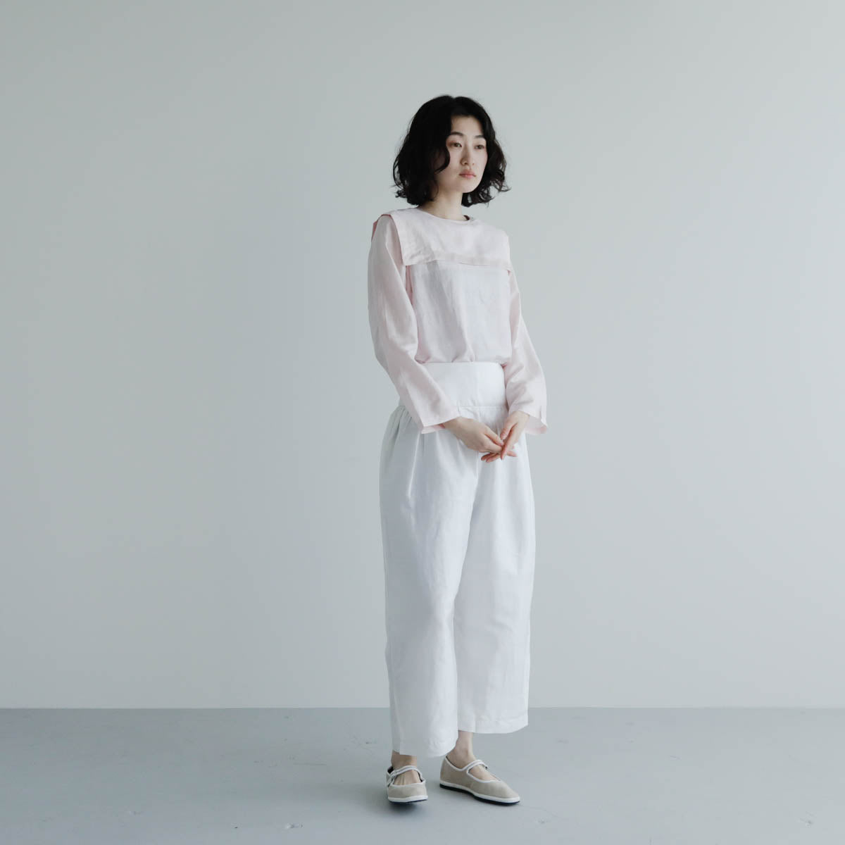 BUNON／Back Button Sailor Blouse（BN4034）