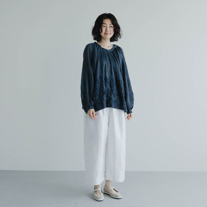 BUNON／Flower Ribbon Blouse（BN2623）