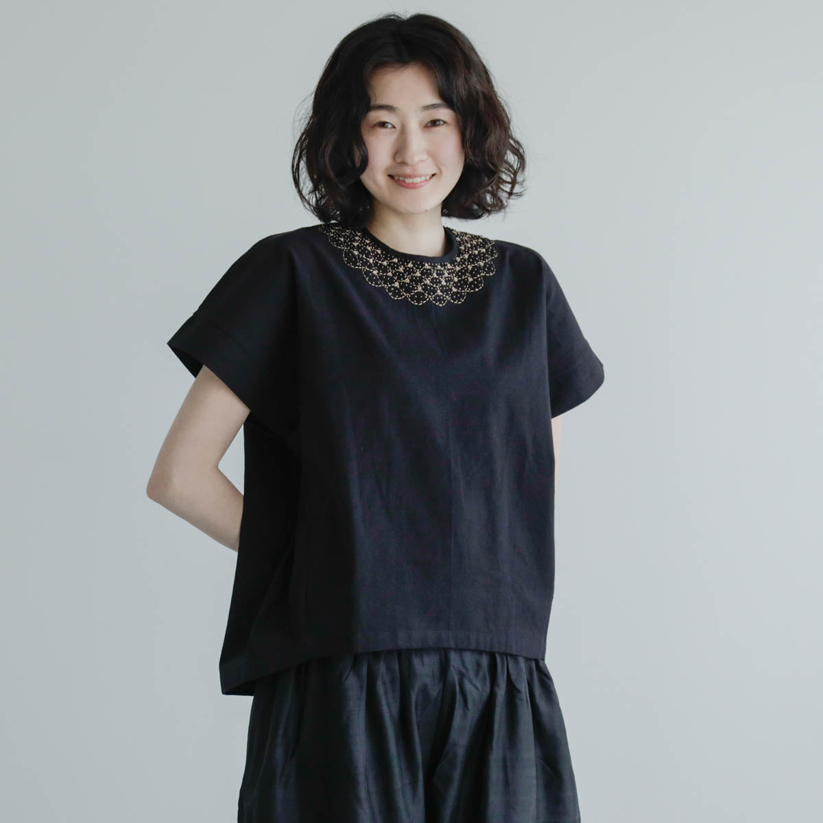 BUNON／Embroidery Woven-T（BN2545） – Envelope - エンベロープ