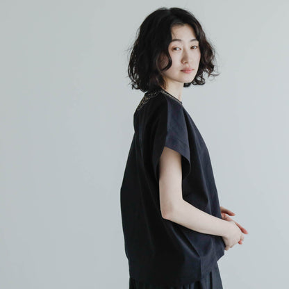 BUNON／Embroidery Woven-T（BN2545）