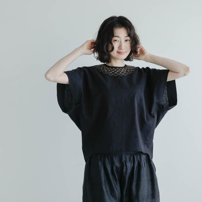 BUNON／Embroidery Woven-T（BN2545）