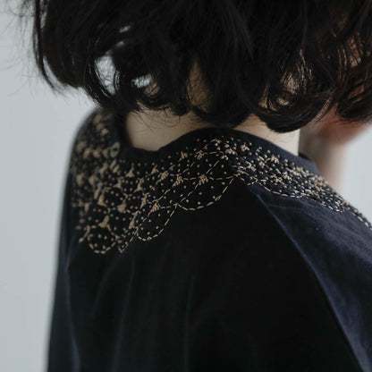 BUNON／Embroidery Woven-T（BN2545）