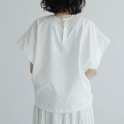 BUNON／Embroidery Woven-T（BN2545）
