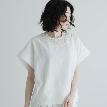 BUNON／Embroidery Woven-T（BN2545）