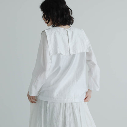 BUNON／Back Button Sailor Blouse（BN4034）