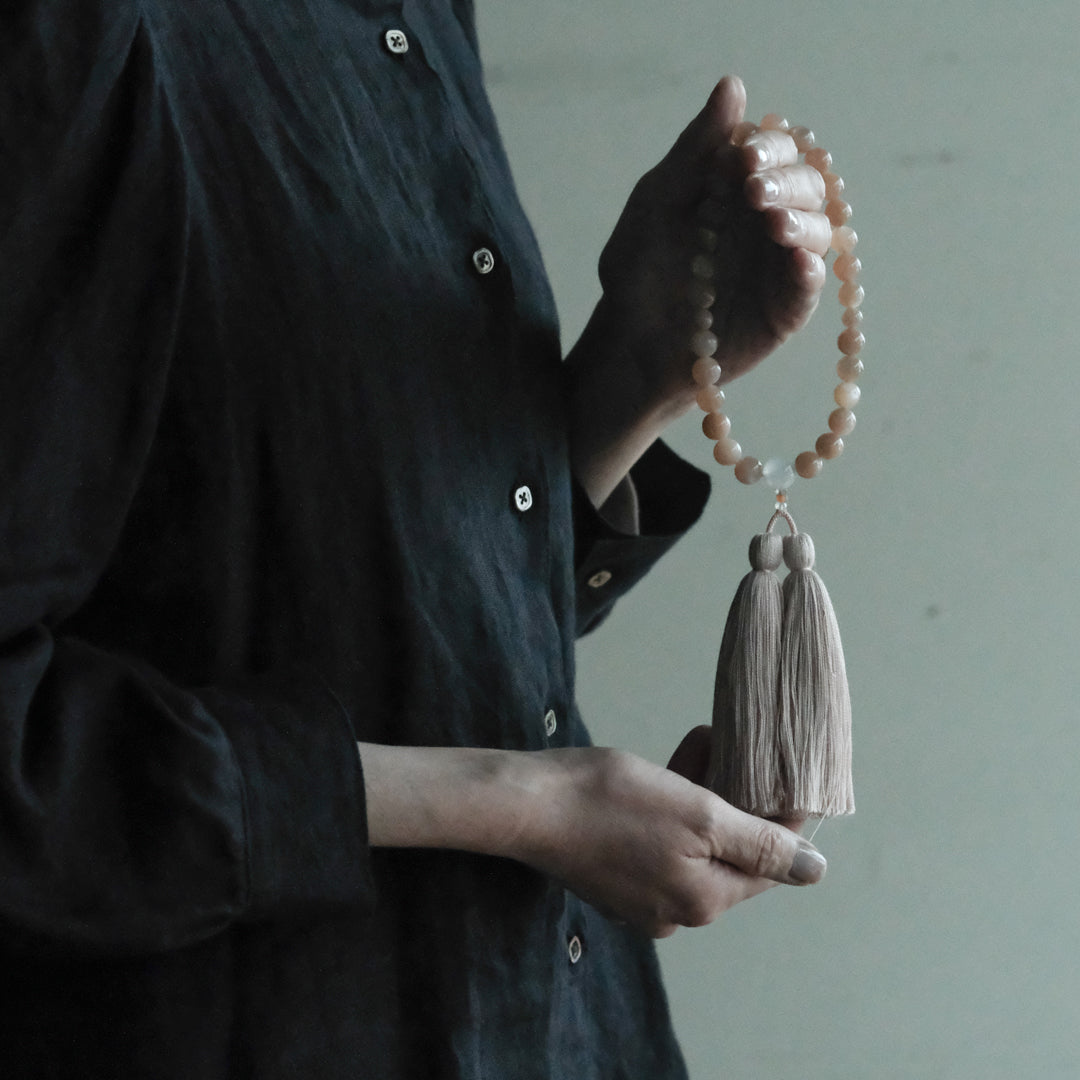 ［shuo'］Juzu（Orange Moonstone/Large）