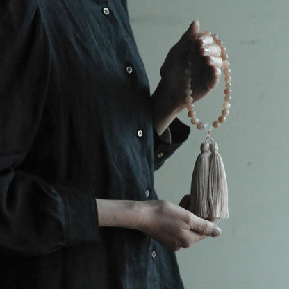 ［shuo'］Juzu（Orange Moonstone/Large）