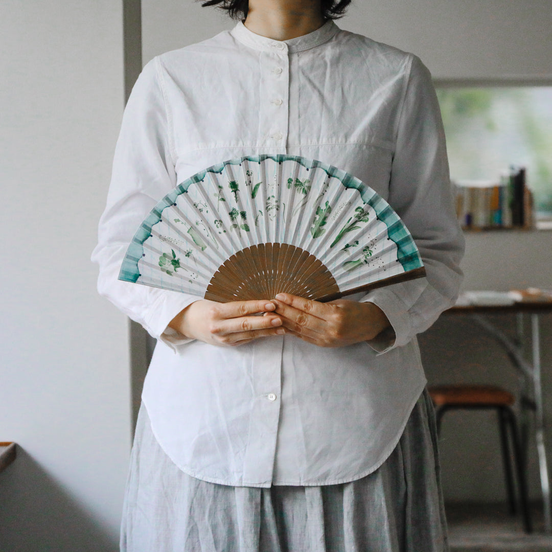 vent de moe／【受注商品】扇子 little garden