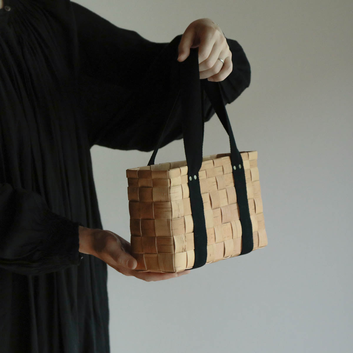 SUKOYA 迫田希久／【受注商品】四角カゴトート