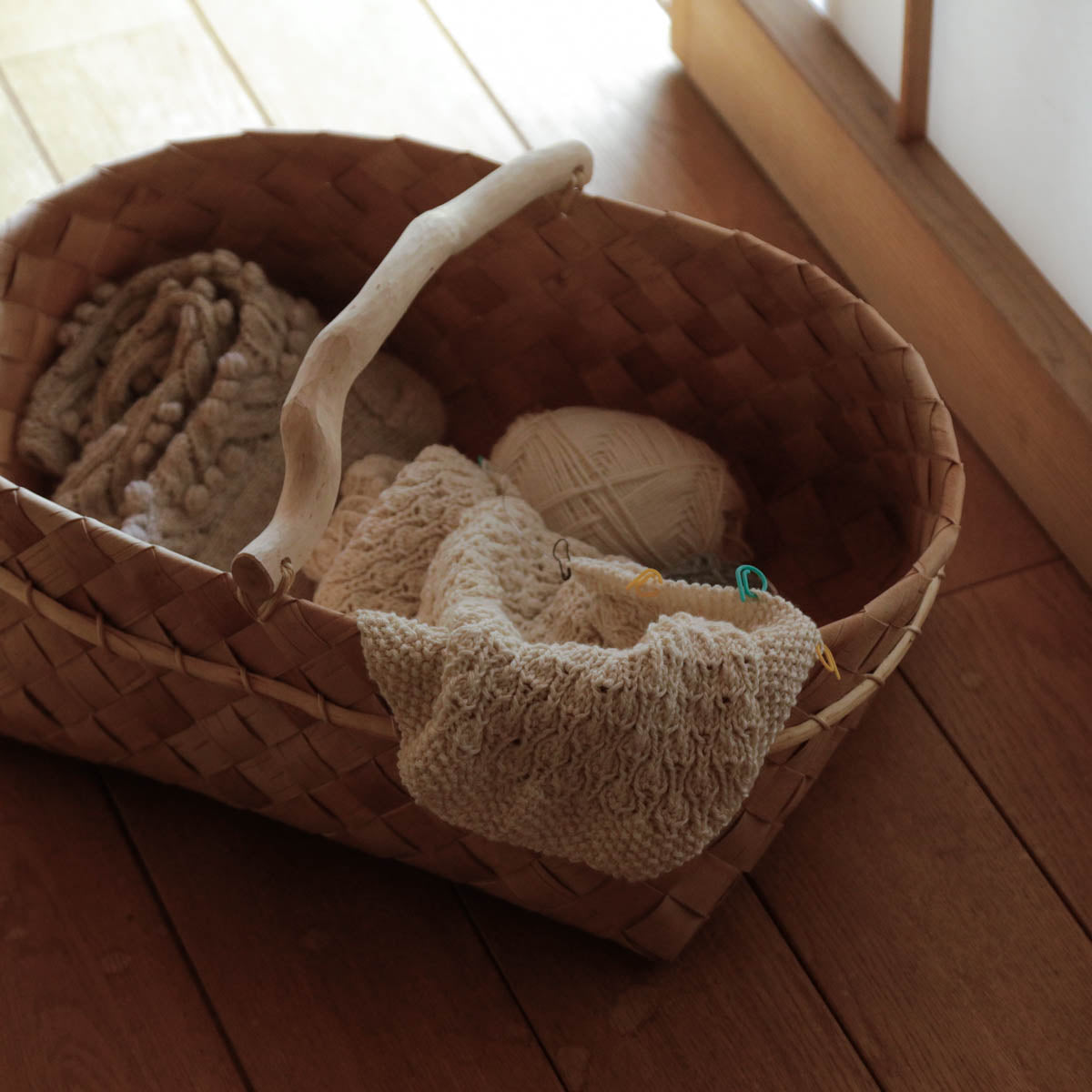 SUKOYA 迫田希久／【受注商品】大きい収穫のカゴ