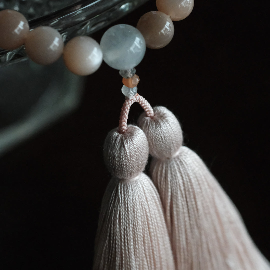 ［shuo'］Juzu（Orange Moonstone/Large）