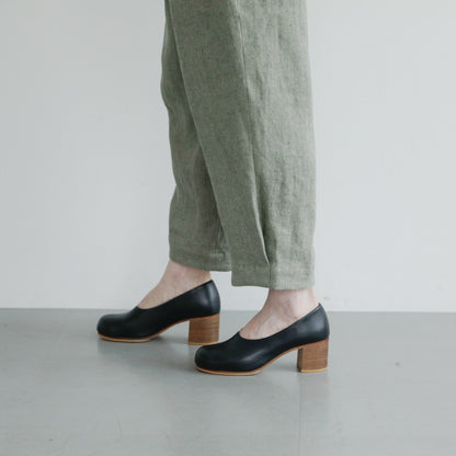 SALUÉ／【受注商品】エッグパンツA／ヘリンボーンリネン
