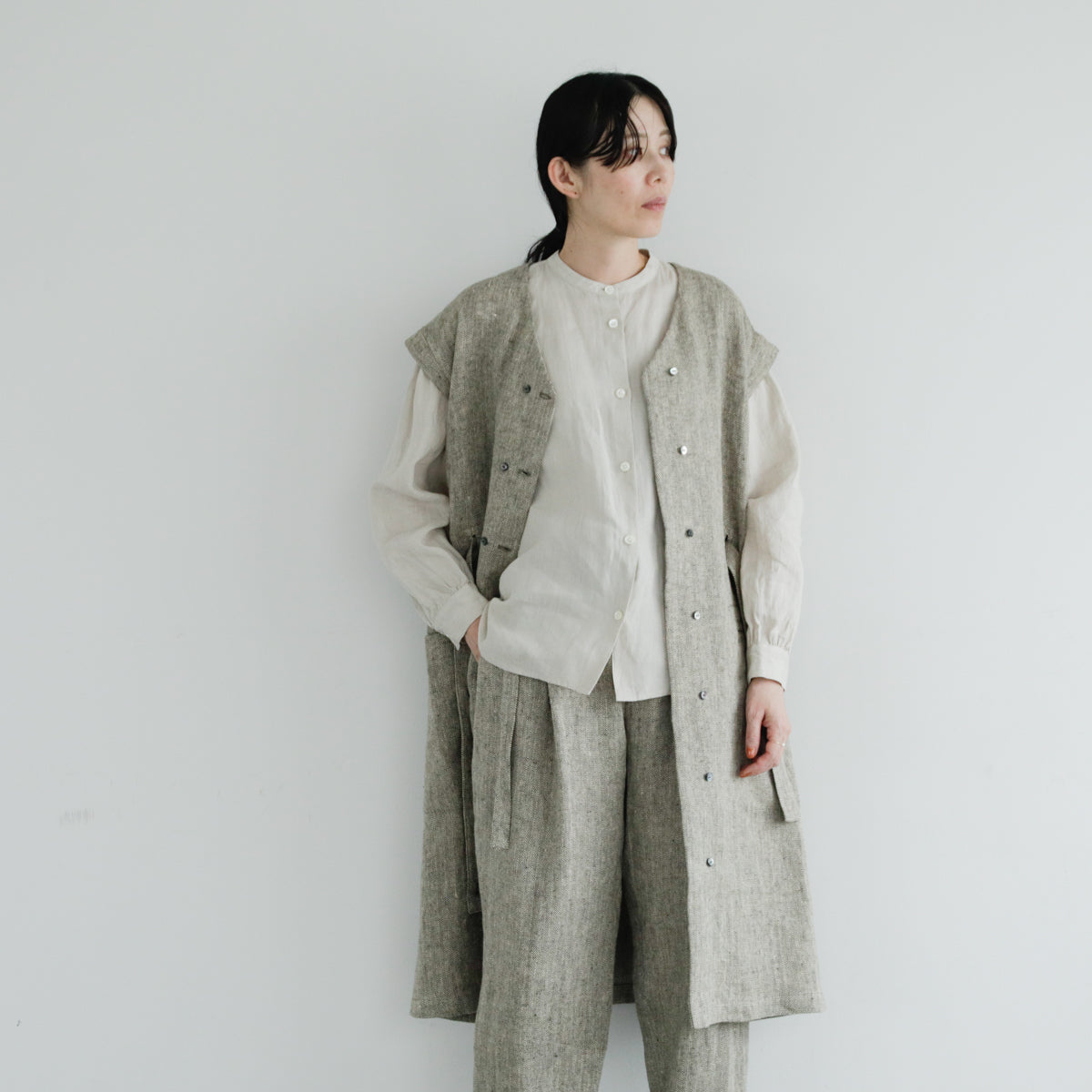 SALUÉ／【受注商品】ダブルブレストドレス