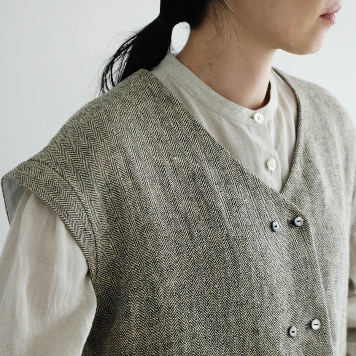 SALUÉ／【受注商品】ダブルブレストドレス