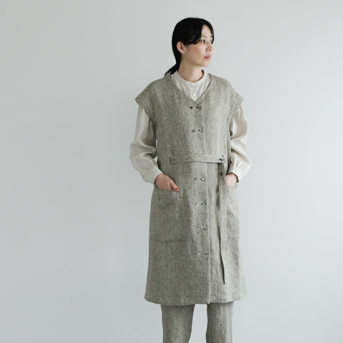 SALUÉ／【受注商品】ダブルブレストドレス