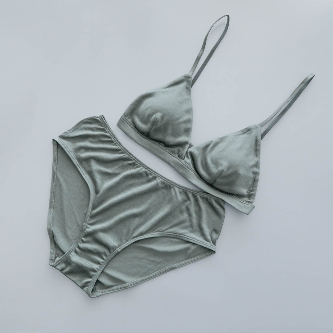 COCOONA SKINWEAR／ベーシックショーツ（シーズンカラー／セージ）