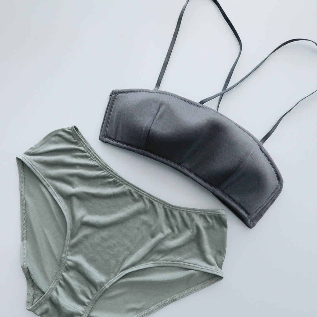 COCOONA SKINWEAR／ベーシックショーツ（シーズンカラー／セージ）