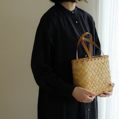 ［FACTOREM］白樺かご ミニマルトートバッグ