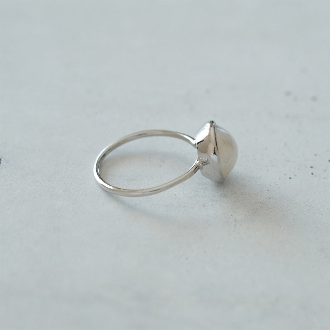 shuo'／Mabe Pearl Ring(プラチナ）