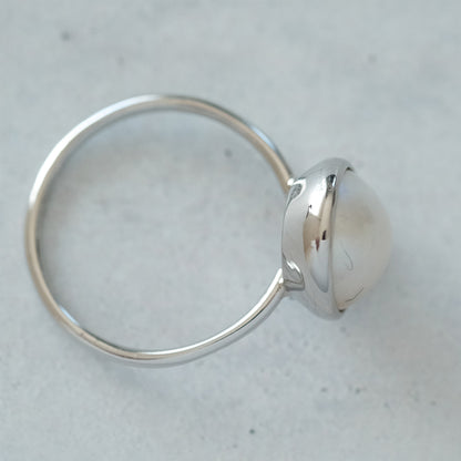 shuo'／Mabe Pearl Ring(プラチナ）