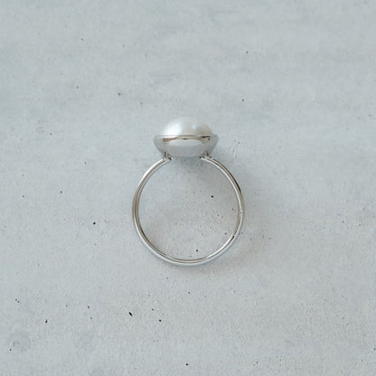 shuo'／Mabe Pearl Ring(プラチナ）