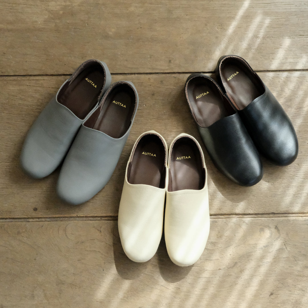【受注商品】［AUTTAA］ルームシューズ２goat leather