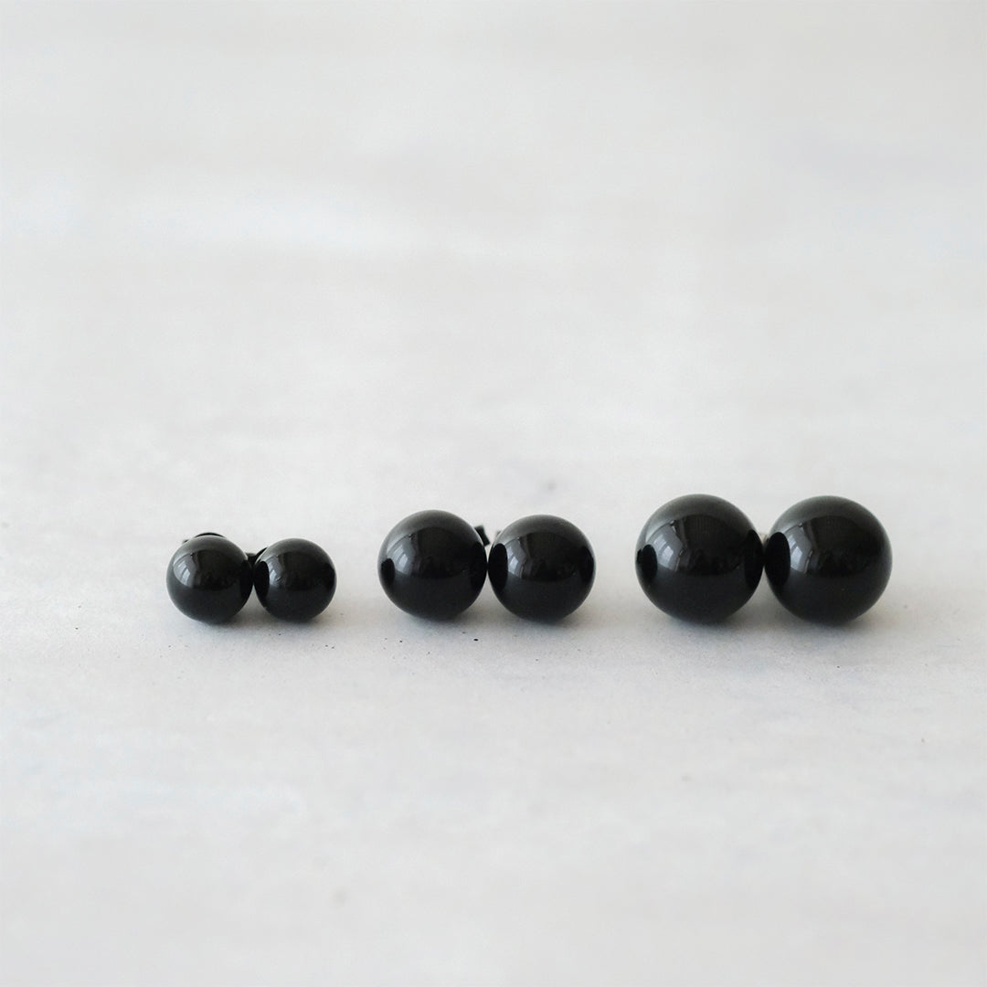 ［shuo'］Onyx Pierce／ Earring