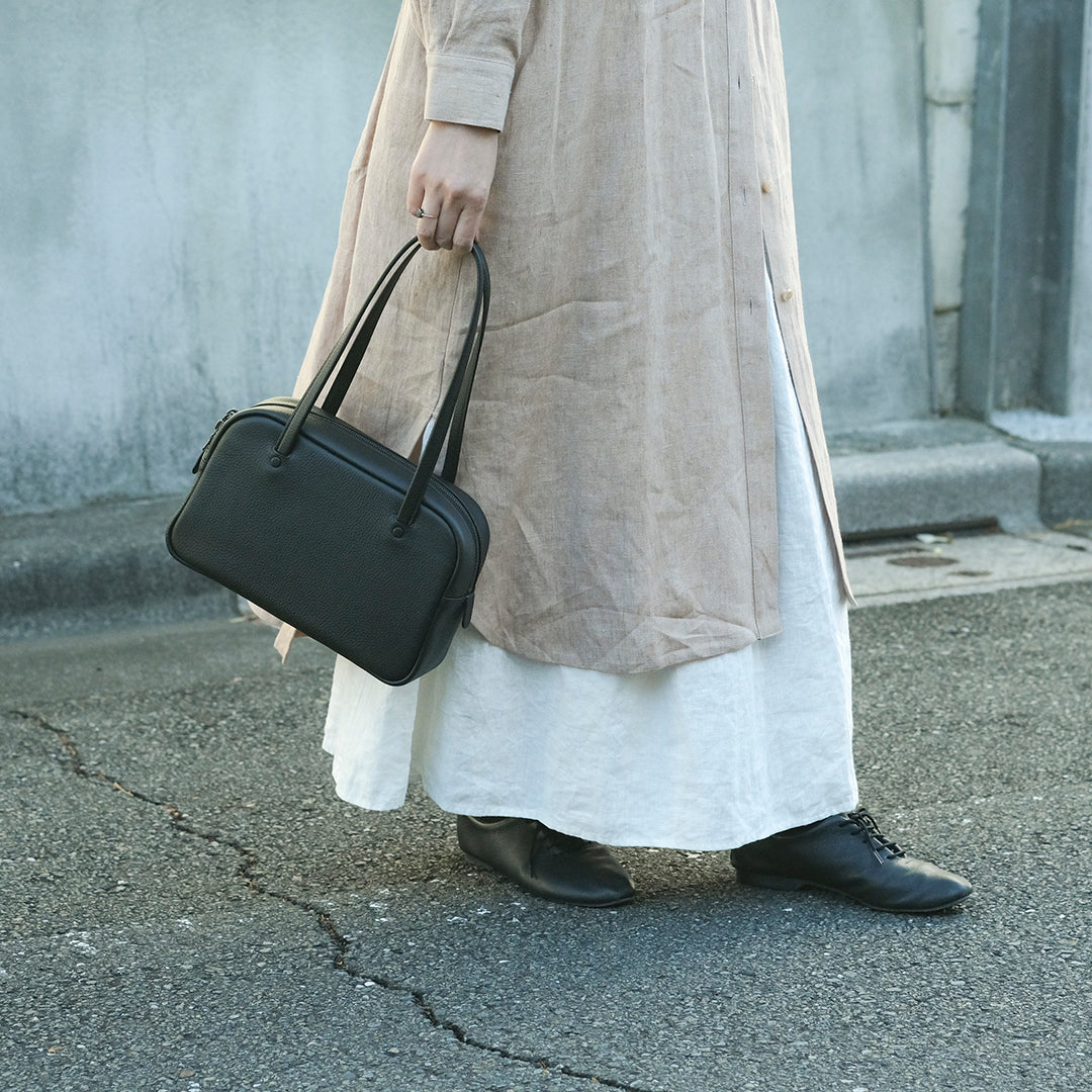 【受注商品】［STUDIO LA CAUSE］ロングハンドルボストンBG122 S（LH）EM