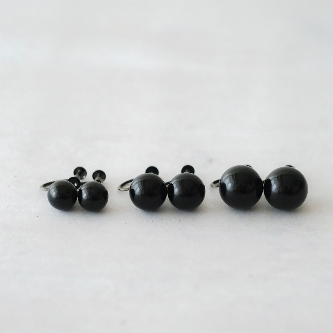 ▲イヤリング（左から小中大）