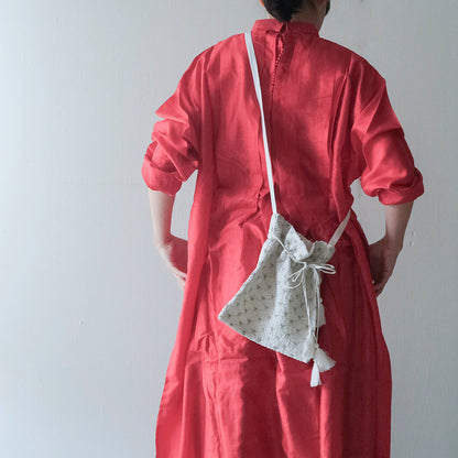 ［BUNON］High neck Tuck Dress