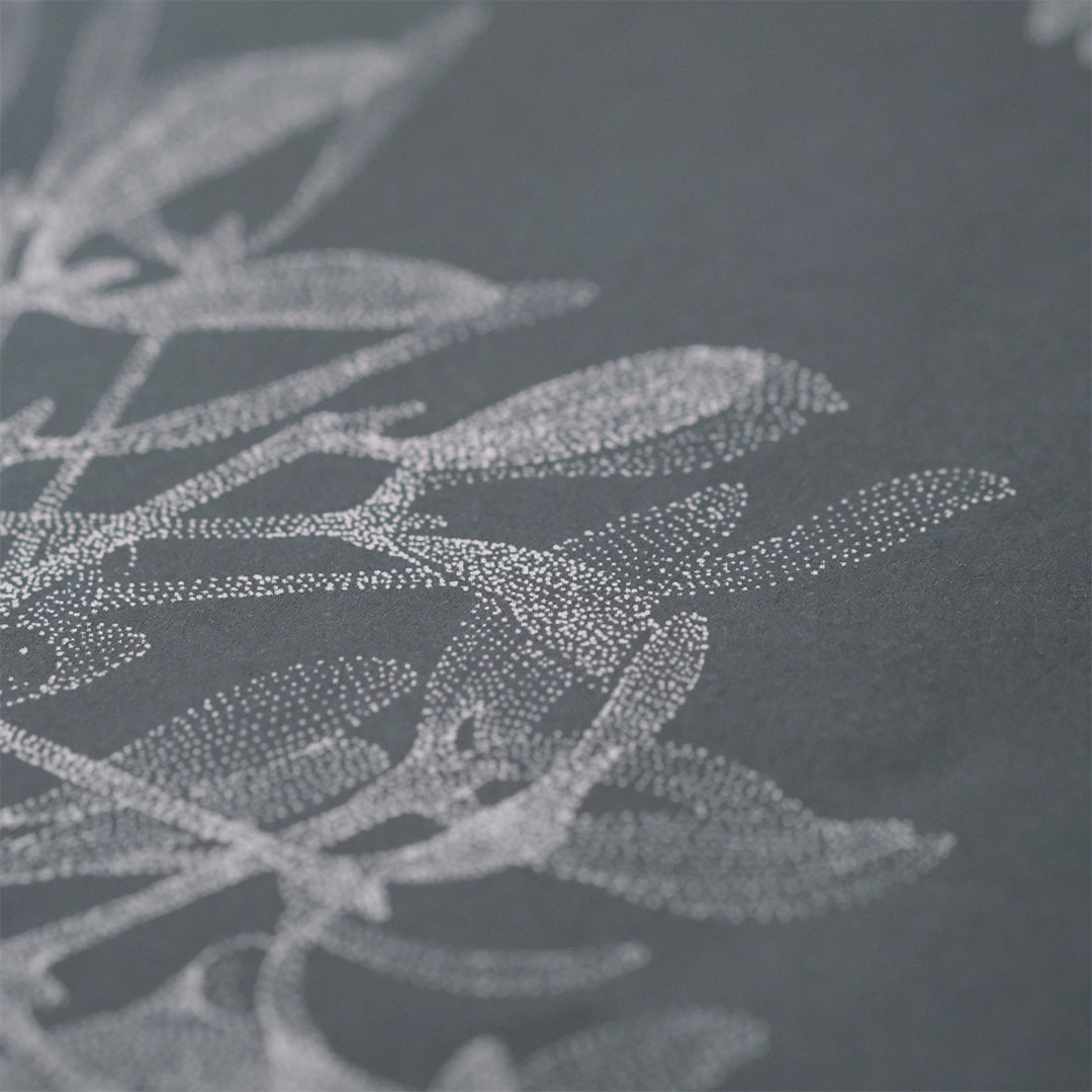 クリスマス限定のヤドリギ柄