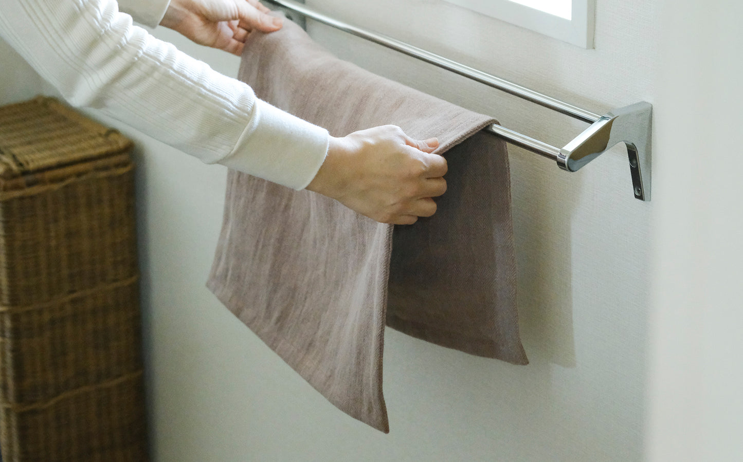 TLB HOME バスラグ ウォッシュヘリンボーン