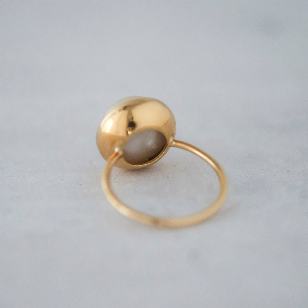 【受注商品】［shuo'］Mabe Pearl Ring（12～15号）