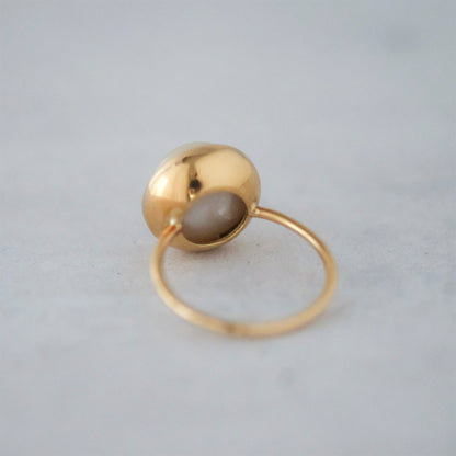 【受注商品】［shuo'］Mabe Pearl Ring（12～15号）
