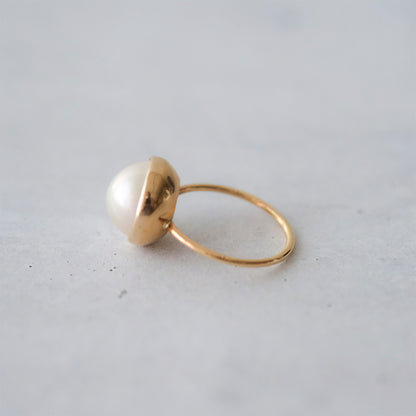 【受注商品】［shuo'］Mabe Pearl Ring（12～15号）