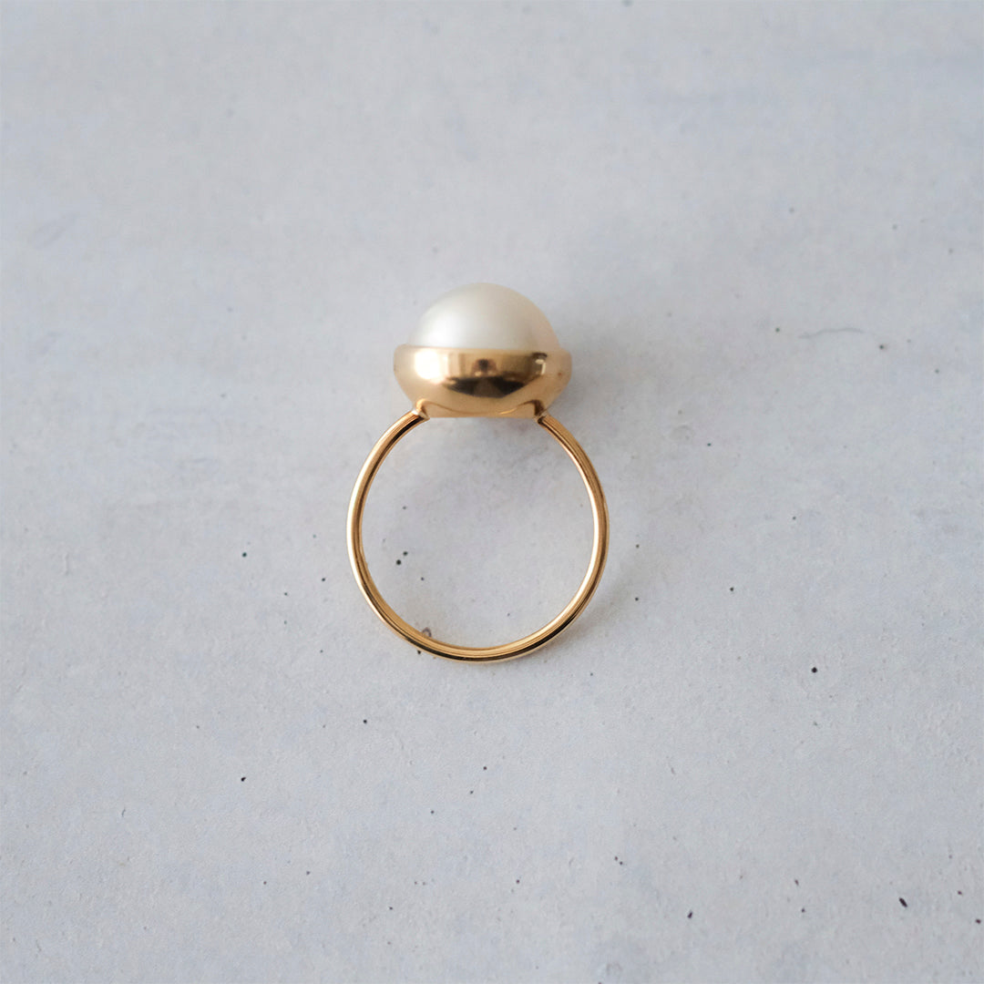 【受注商品】［shuo'］Mabe Pearl Ring（12～15号）