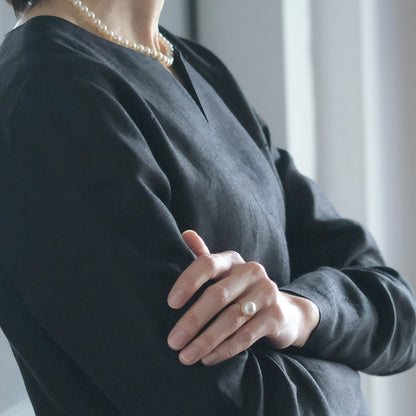 【受注商品】［shuo'］Mabe Pearl Ring（12～15号）