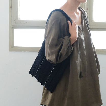 ［Antonello Tedde］MARIA PIA Righe doppie POUCH