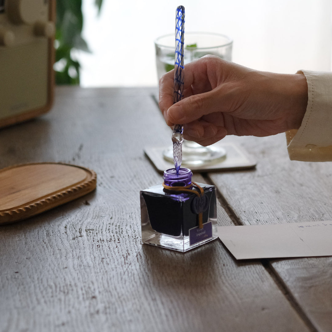 ［HERBIN］ガラスペン らせん