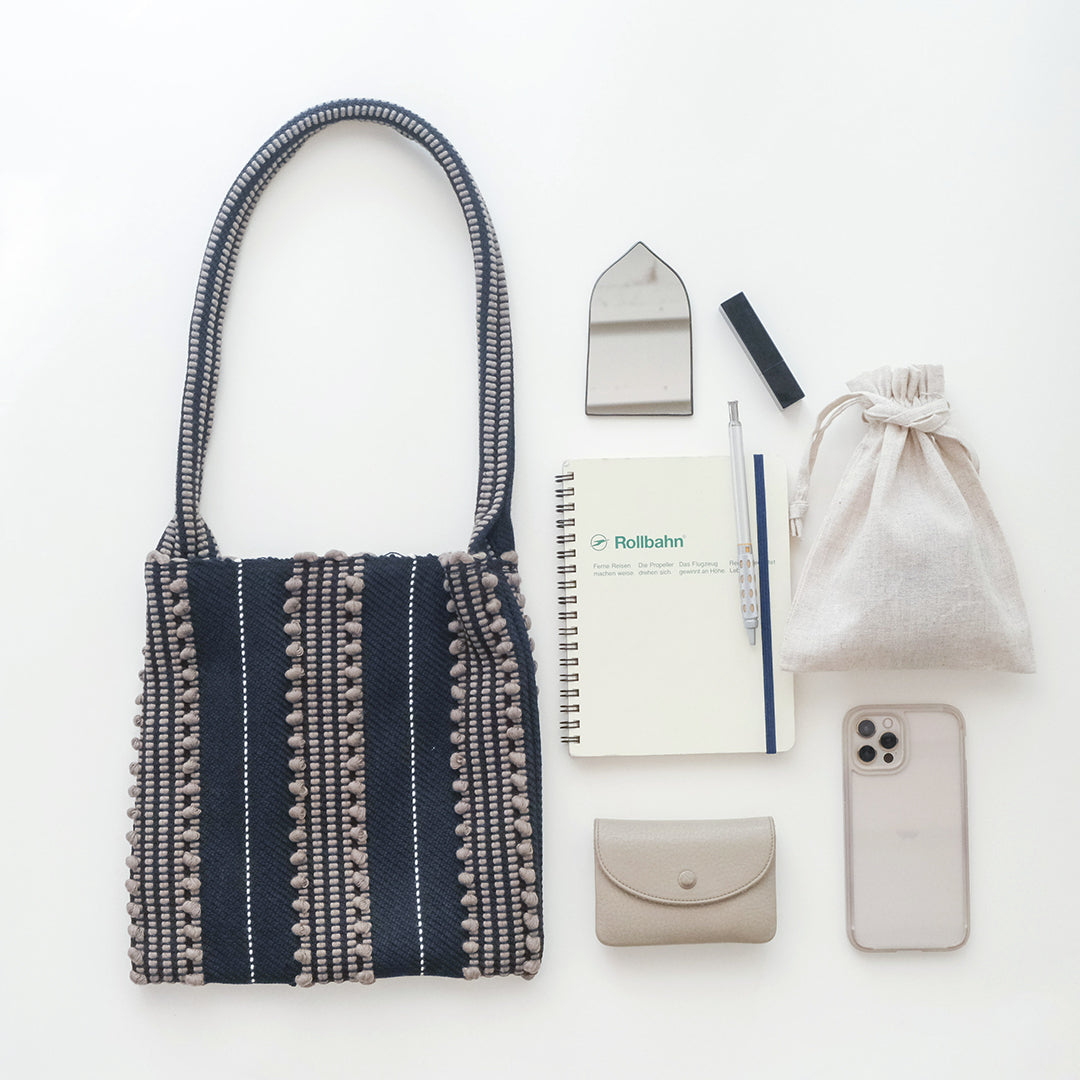 ［Antonello Tedde］MARIA PIA Righe doppie POUCH