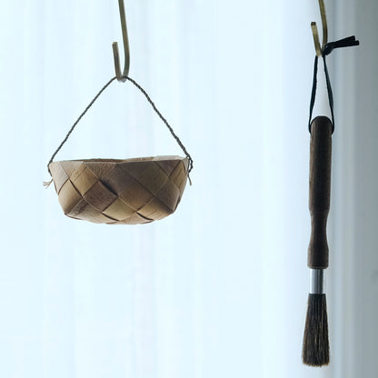 ［SUKOYA 迫田希久］シナハンドルのかご